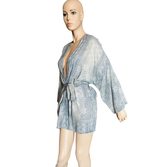 Rails Top Kimono Style Open Duster Size S Oversize 100% Lyocell (Tencel) - Picture 6 of 11